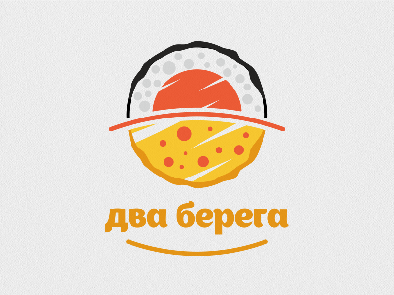 2 берега меню. Логотип роллы и пицца. Логотип пиццерии и роллов. Доставка суши логотип. Логотипы известных пиццерий.